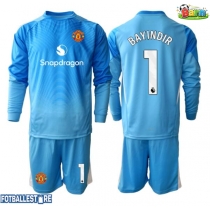 Manchester United Altay Bayindir #1 Keeper Hjemmedraktsett Barn 2025-26 Langermet (+ Korte bukser)